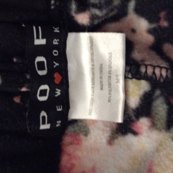 2 Pairs of Fleece Floral Leggings - Picture 2 of 4